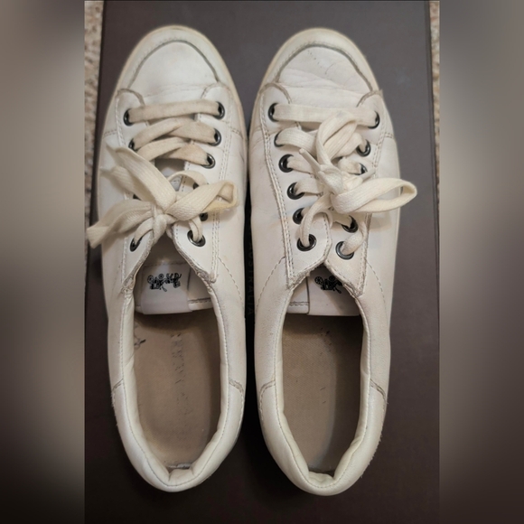 Coach Porter Leather Low Top Sneakers - Picture 4 of 4